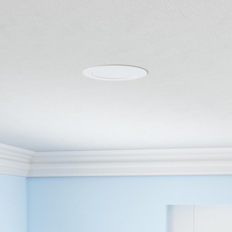 POPANU 4inch Gimbal LED Recessed Light Recessed LED 4 inch White Swivel Gimbal Canless Light 360° Rotation 90° Tilt 4" 9W Eyeball Lighting Dimmable Adjustable Can Spotlights 5CCT White 4 inch 6 Pack - Image 5